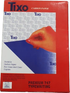נייר פחם / קופי כחול 100 יחידות