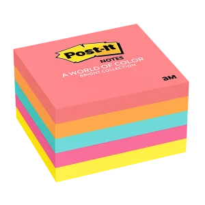 קוביית ממו דביק 76/76 654-5PK פוסט איט זרחני 3M