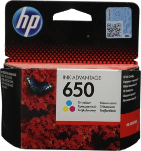 ראש דיו מקורי צבעוני HP 650  2645