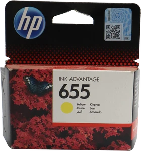 ראש דיו מקורי צהוב HP 655