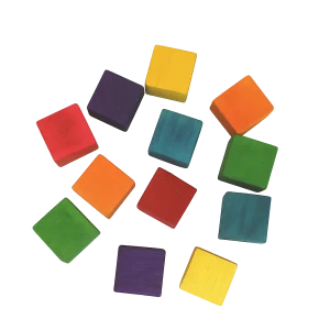 קוביות עץ צבעוני 1/72