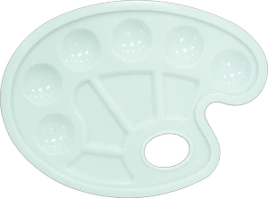 פלטה לערבוב צבע גדולה