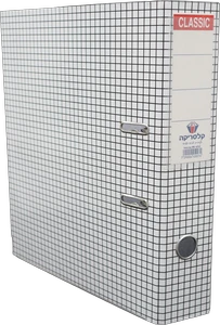 קלסר גב 8 משובץ למינציה