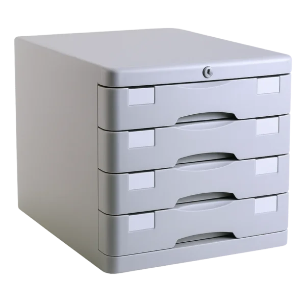 ארגז 4 מגירות אפור CIQ/קלסריקה