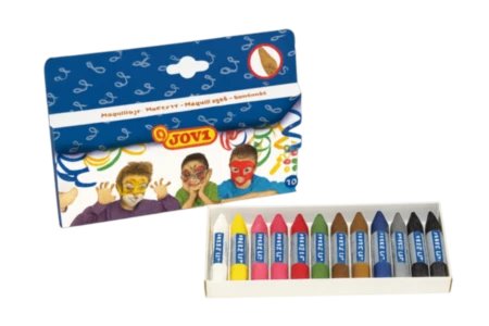 סט איפור לפנים 10 צבעים ג’ובי מאושר משרד הבריאות