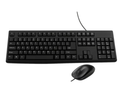 סט מקלדת ועכבר חוטיים MK120 לוג’יטק