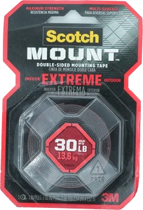 גליל דבק דו צדדי ספוגי חזק 4011 3M