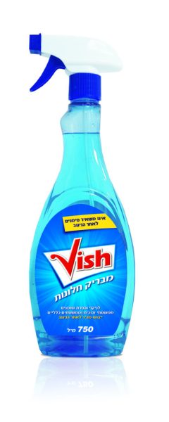 ספריי נוזל חלונות 750 מ”ל VISH