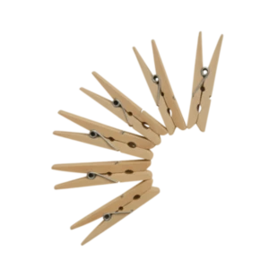 אטבים עץ טבעי 30 מ"מ 1/36