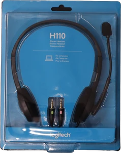אוזניות + מיקרופון H110 LOGITECH מסנן רעשים