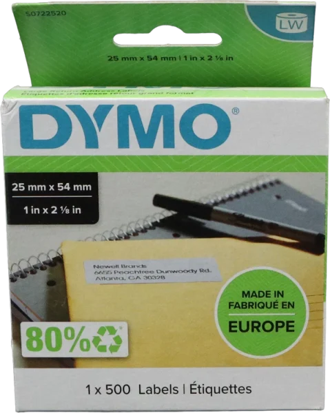 מדבקות דיימו 25/54 ( 500 מדבקות ) 11352