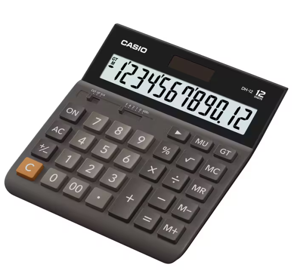 מחשבון שולחני ענק CASIO /DC-20/DH-12