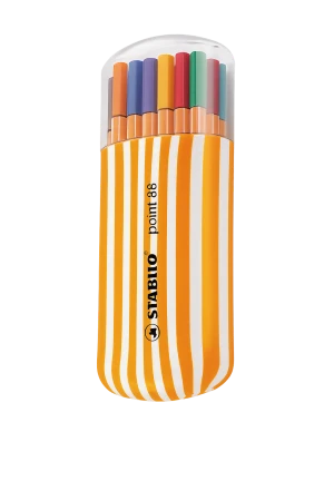 טוש פוינט 88 ( קלמר 20 יחידות מעורב )