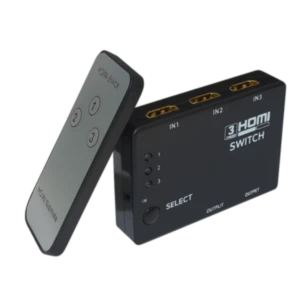 מפצל 3 פורטים כולל שלט HDMI
