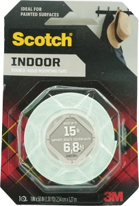 גליל דבק דו צדדי ספוגי 1" 3M