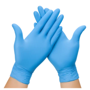 כפפות ויניל ללא אבקה XL