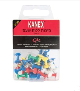 נעצים לוח שעם צבעוני