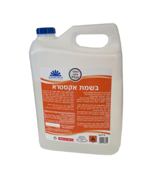 גלון אלכוהול ג’ל זוהר דליה 5 ליטר לחיטוי ידיים