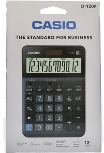 מחשבון שולחני גדול CASIO D-120F