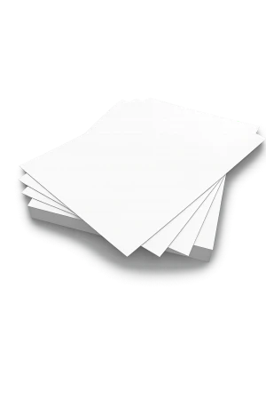 חבילת בריסטולים לבנים 240 גרם 1/2 גיליון ( 125 יחידות )