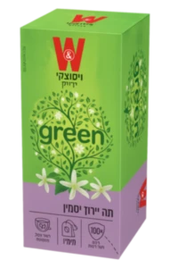 תה ירוק ויסוצקי יסמין (25 יחידות)