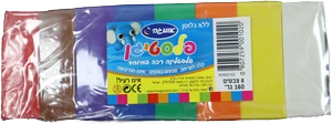 פלסטלינה 8 גוונים 160 גרם אומגה
