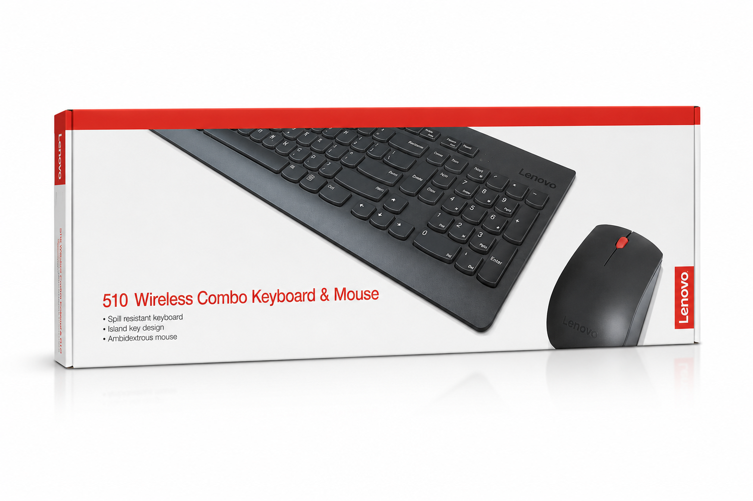 סט מקלדת + עכבר אלחוטיים + ערבית LENOVO 510