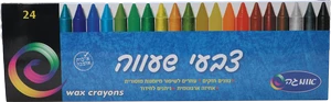 צבעי פסטל שעווה עבים ג’מבו ( 24 יחידות ) אומגה