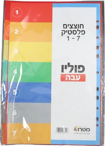חוצץ פלסטי עבה 1/7 F