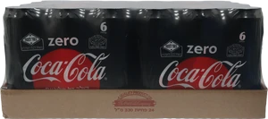 ארגז פחיות קולה זירו ( 24 יחידות )