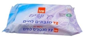 חבילת מגבונים פרימיום ( 72 יחידות ) רך ונעים
