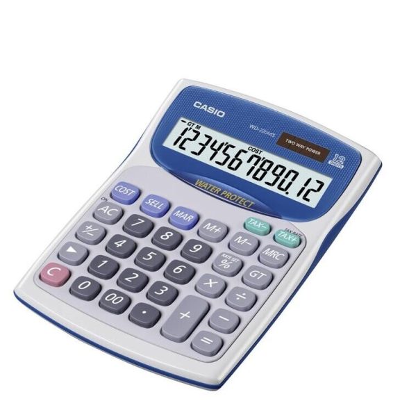 מחשבון שולחני גדול CASIO WD-220MS