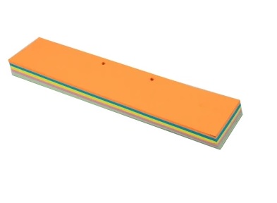 חוצץ מנילה צהוב 4/33 מחורר (100 יחידות )
