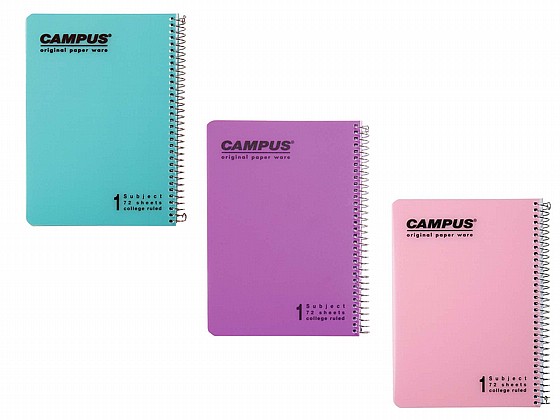 מחברת ספירל 1 נושא פוליו משובץ CAMPUS