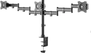 מתקן תליה שולחני ל 3 מסכי מחשב אנכי LUMI LDT07-C036