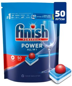 קפסולות למדיח פיניש ( 50 יחידות )