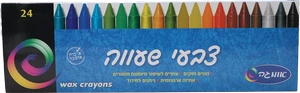 צבעי פסטל שעווה עבים ג’מבו ( 24 יחידות ) אומגה