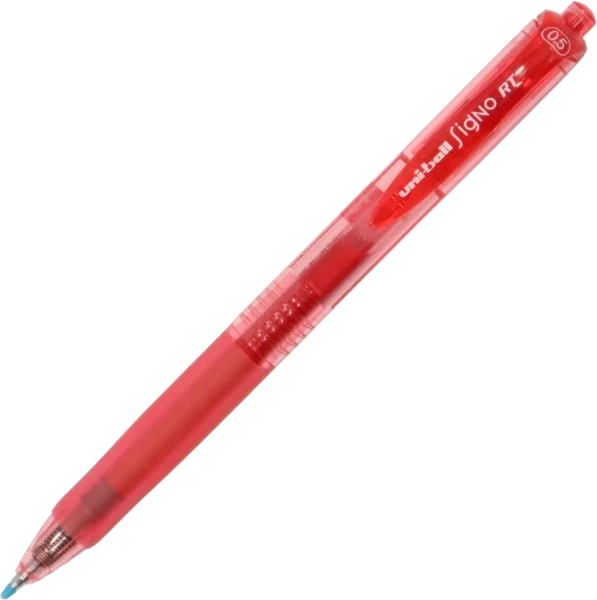 עט ג’ל לחצן יוני בול 0.5 אדום UM-105