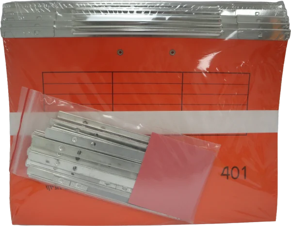 תיק תליה כפול 401 סופרפייל כתום חלק 1/25