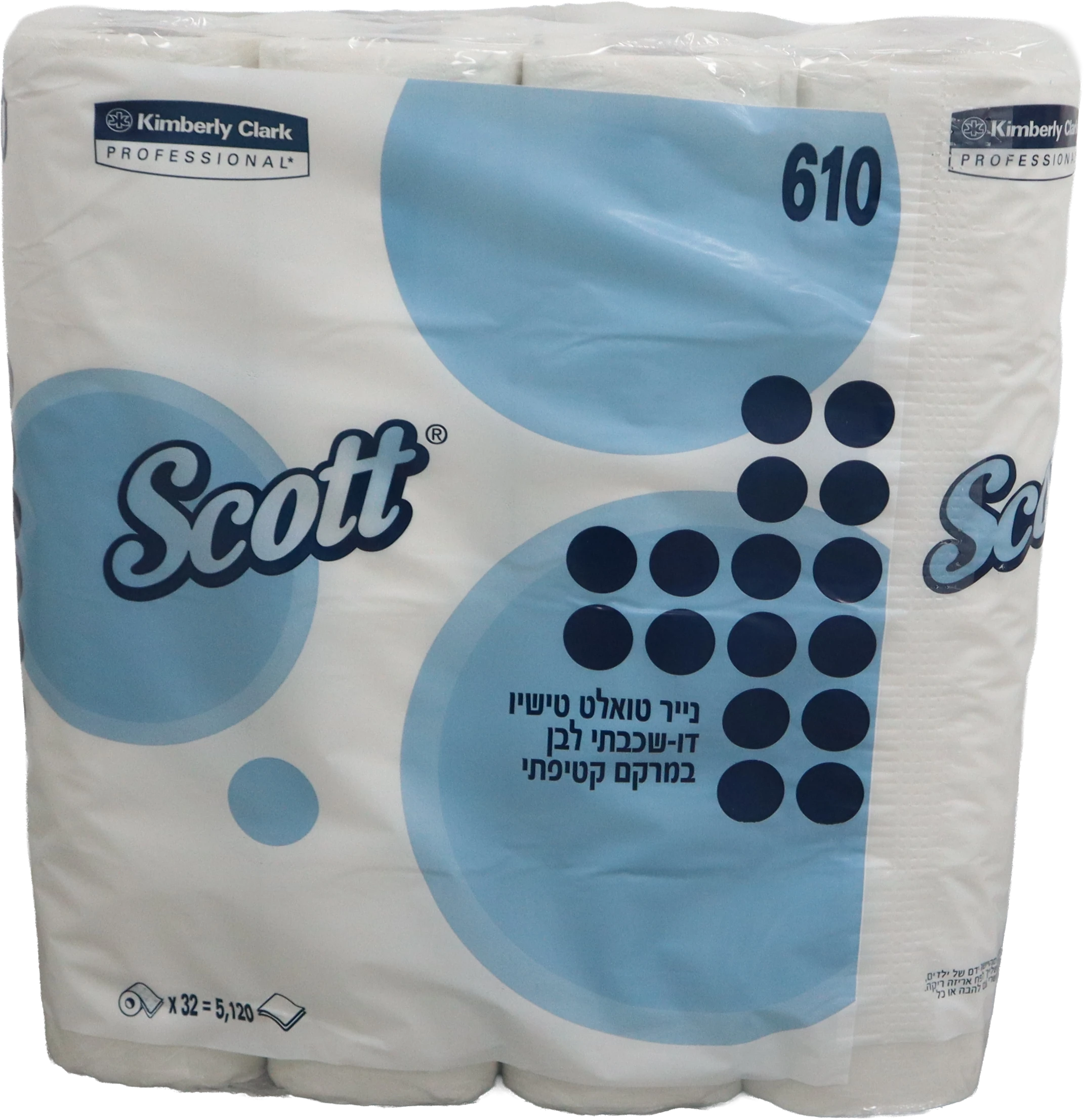נייר טואלט 32 יחידות חוגלה דגם 610