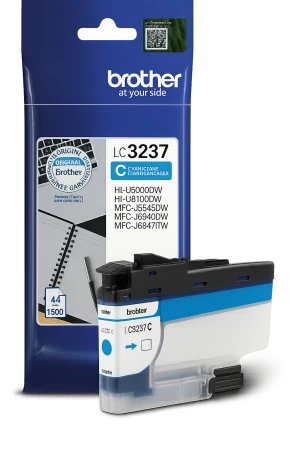 ראש דיו מקורי ברדר כחול J6000/LC3237C