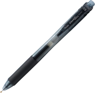 מארז 12 עט פנטל אנרג'ל לחצן גוף פלסטי 0.5 במגון צבעים לבחירה