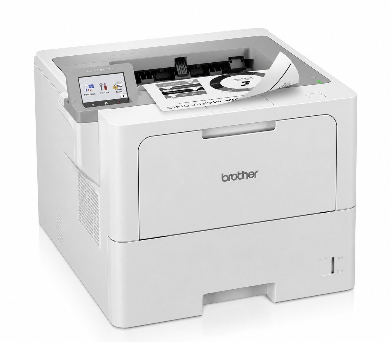 מדפסת לייזר מקצועית שחור־לבן Brother HL-L6410DN