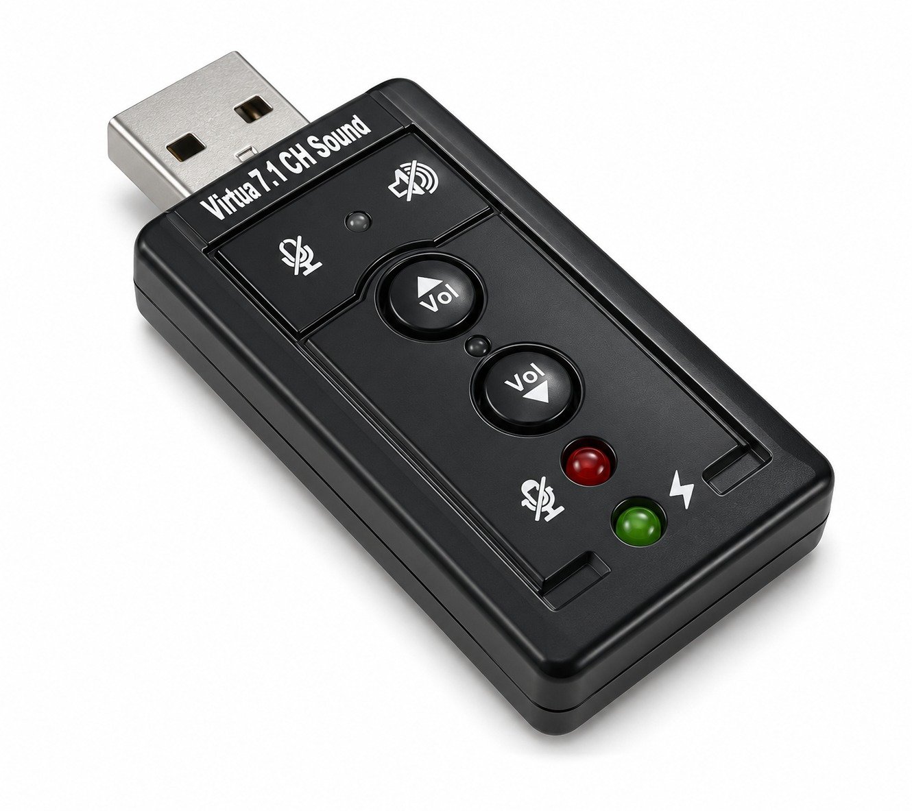 מתאם USB לאודיו 7.1 לאוזניות ומיקרופון