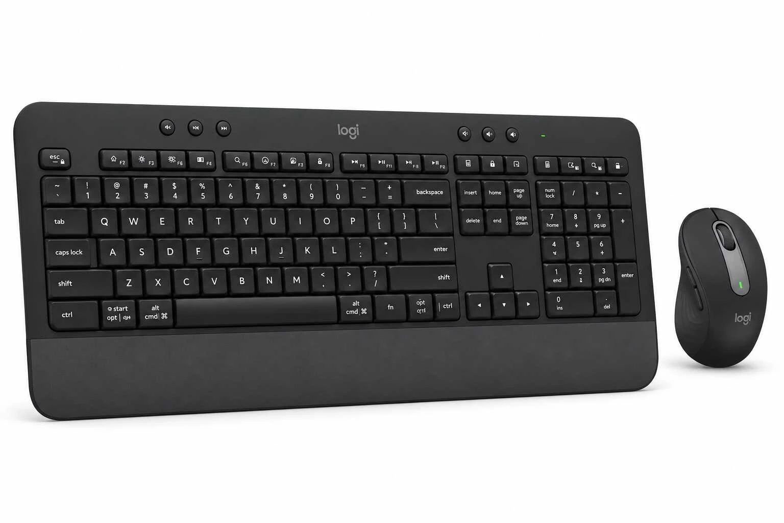 סט מקלדת ועכבר אלחוטי Logitech MK650 גרפיט