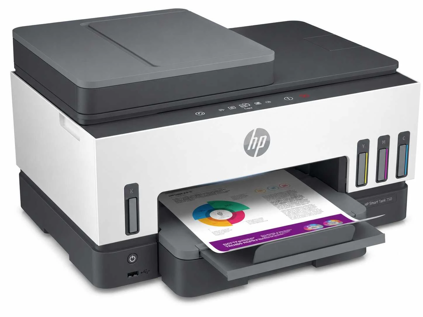 מדפסת הזרקת דיו צבעונית משולבת HP Smart Tank 790 AiO