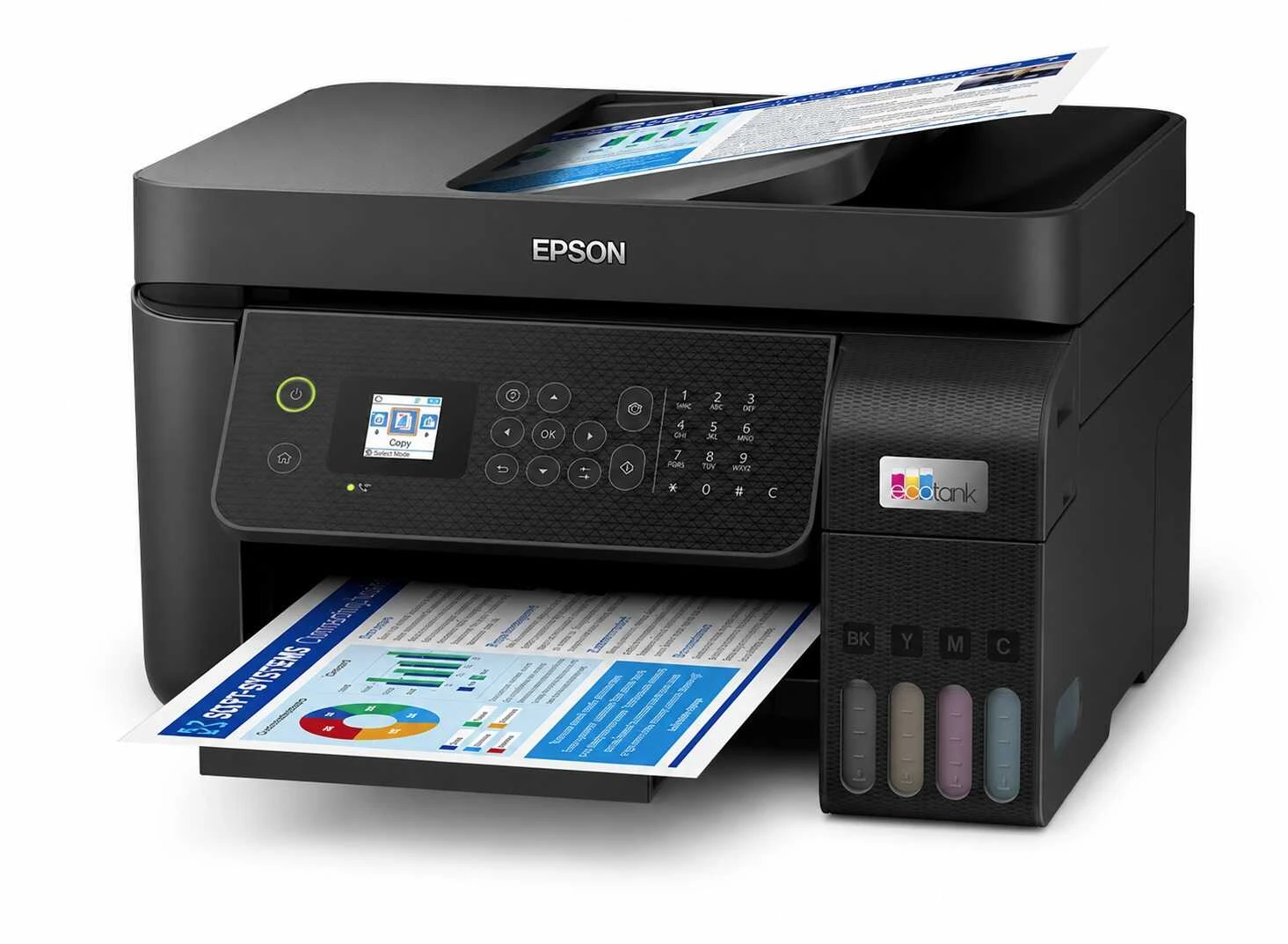 מדפסת הזרקת דיו צבעונית משולבת Epson EcoTank L5290