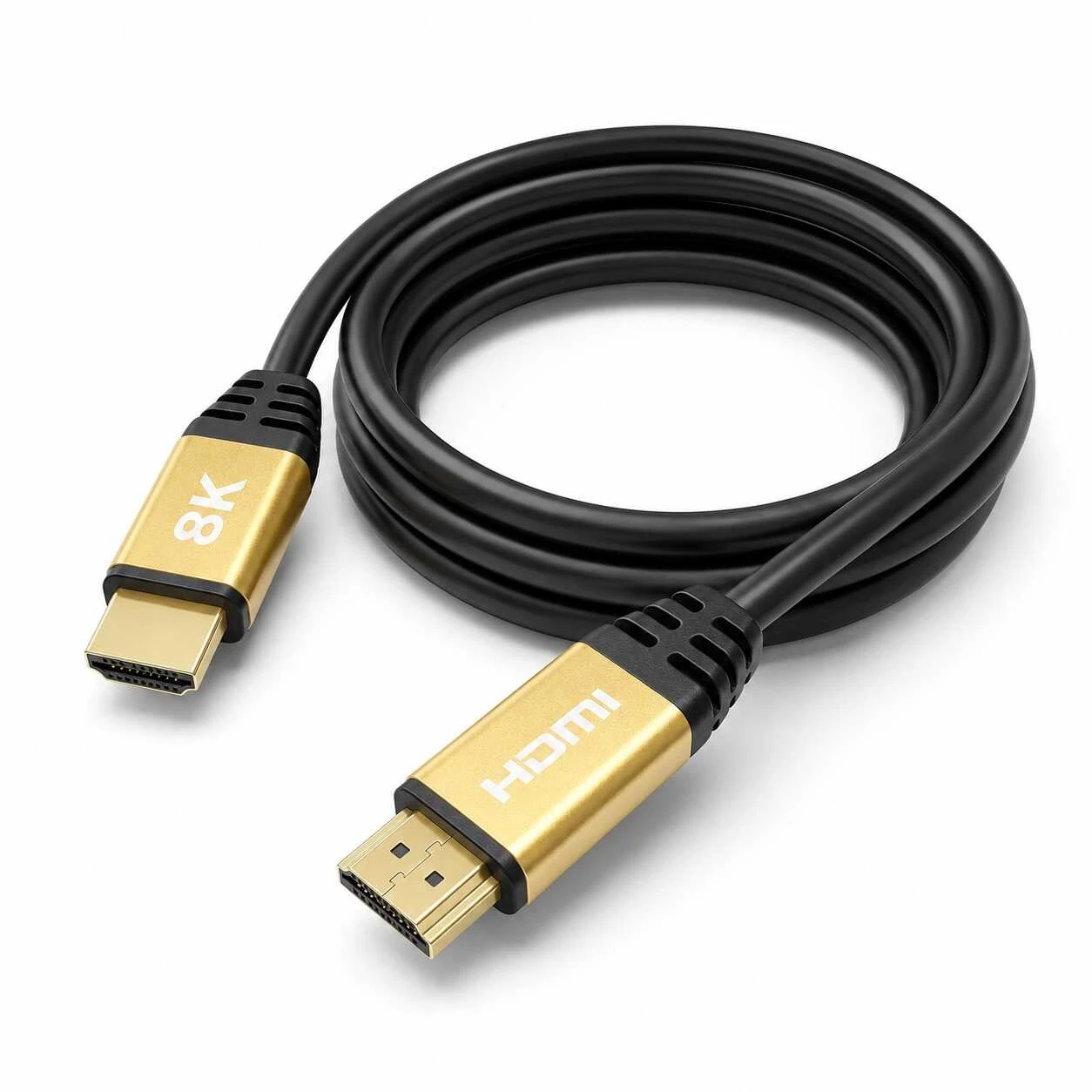 כבל HDMI 2.1 איכותי מוזהב