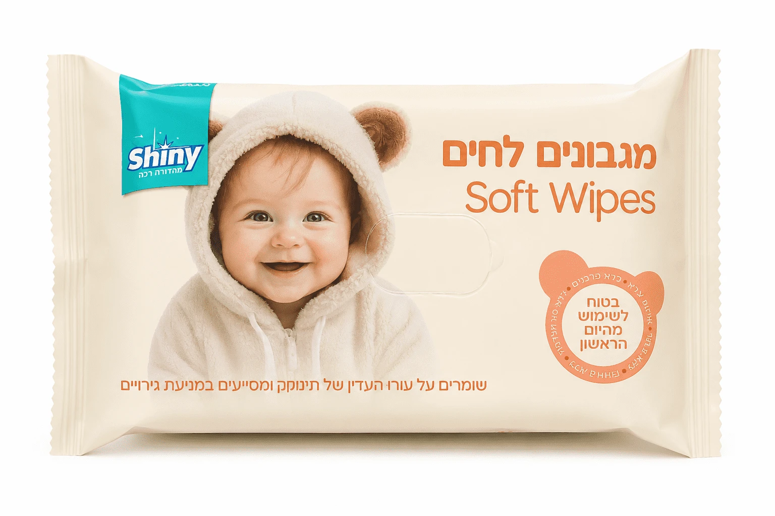 חבילת מגבונים ( 72 יחידות )